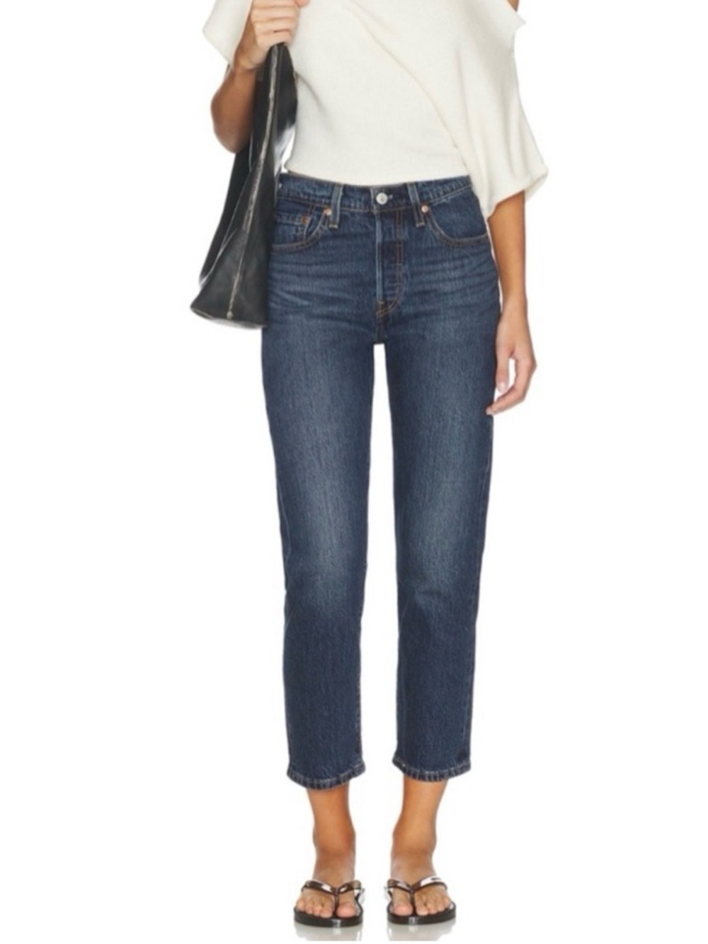 Levi's 501 Crop Straight Jeans In Apply Now, 28